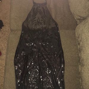 Black Sequence Dress